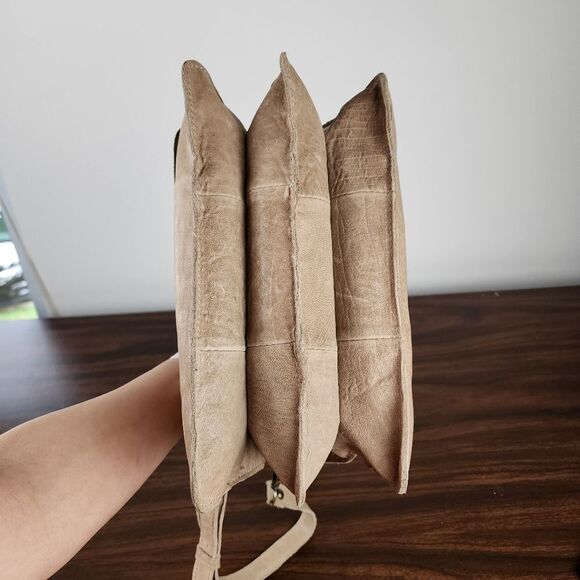 Maxon Shoulder Bag Italian Natural Leather Crossbody Messenger Purse Handbag - Picture 5 of 16